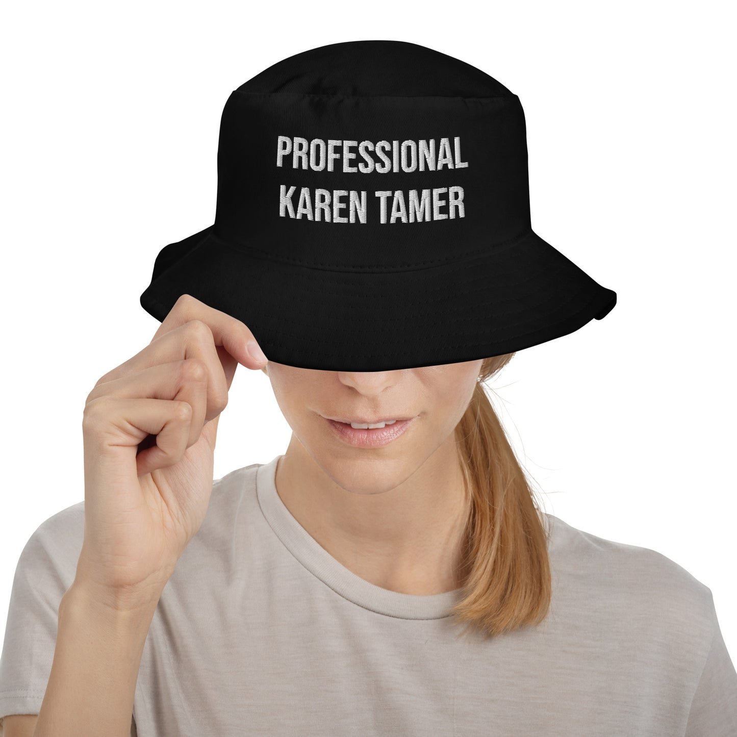 Karen Tamer Bucket Hat