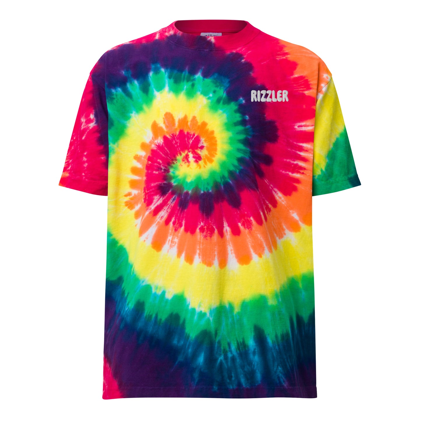 Rizzler Men's Oversized Tie-Dye T-shirt